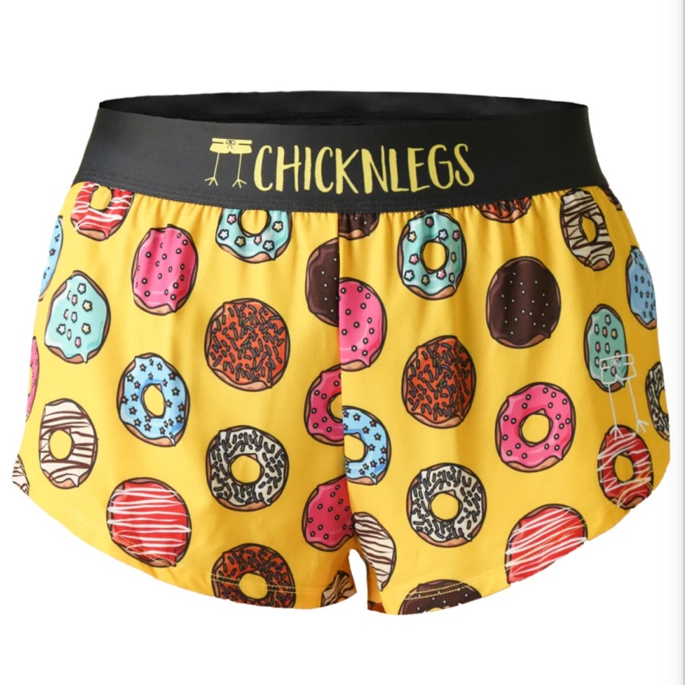 New Chicknlegs Donut Running Shorts, Sz Small